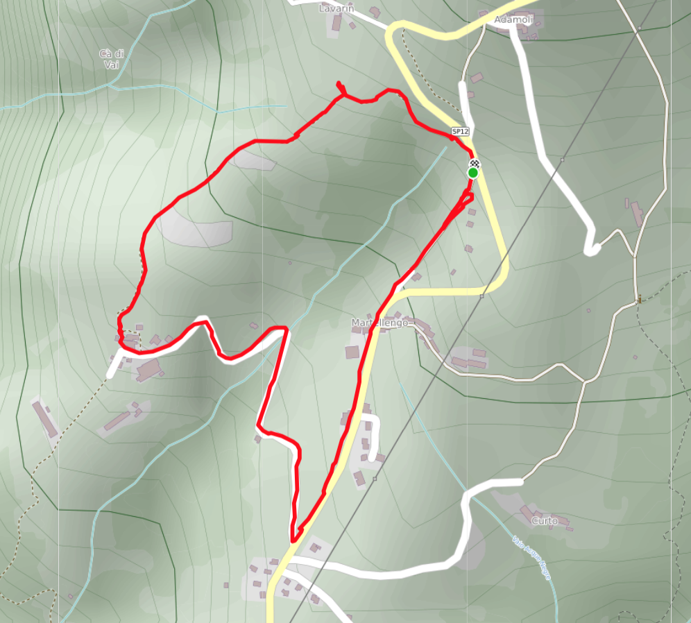 clicca su mappa del percorso Camparso