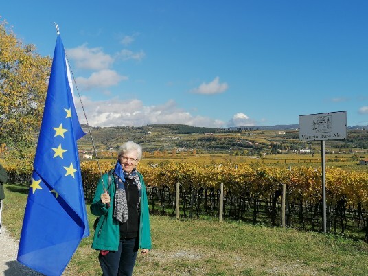 Anne e bandiera Unione Europea