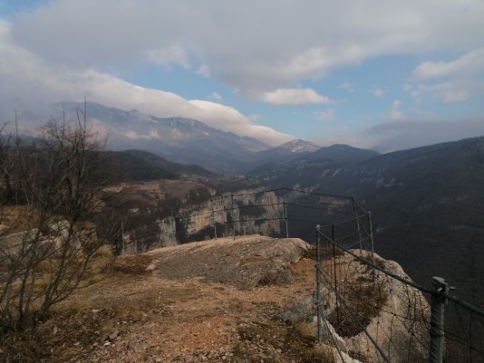  tratti sentiero trincee Monte Cimo