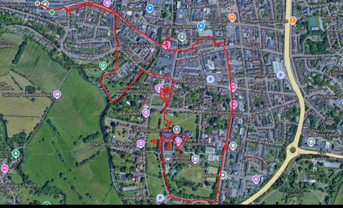 Mappa Salisbury Mappa Salisbury