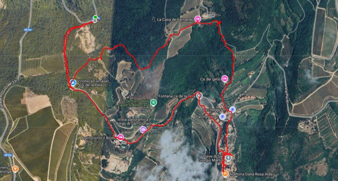 Mappa Nordic Walking Gerardo Pedemonte Mappa Nordic Walking Gerardo Pedemonte